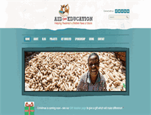 Tablet Screenshot of aidforeducation.org